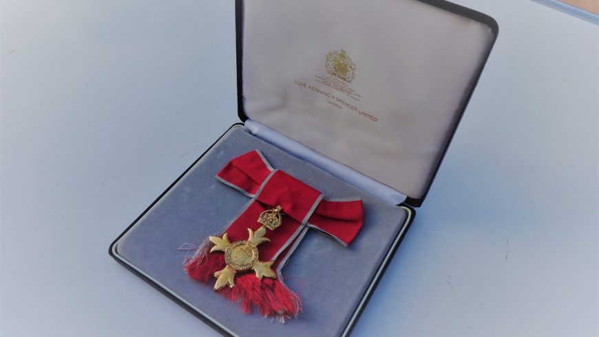 Can you help us find the rightful owner of this lost OBE?